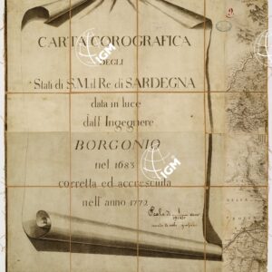 CARTA COROGRAFICA DEGLI STATI DI S. M. IL RE DI SARDEGNA DATA IN LUCE DALL'INGEGNERE BORGONIO NEL 1683 CORRETTA ED ACCRESCIUTA NELL'ANNO 1772 - Foglio 9
