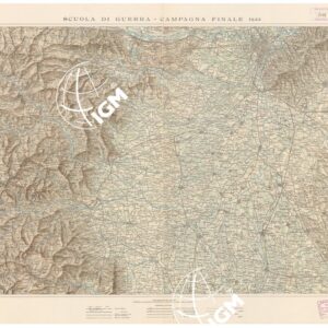 SCUOLA DI GUERRA - CAMPAGNA FINALE - Foglio Nord