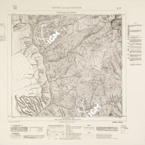 CARTA SPECIALE AL 10.000 DELLA FRONTIERA VERSO L'ALTO NIZZARDO - Foglio 7 - Monte S. Salvatore