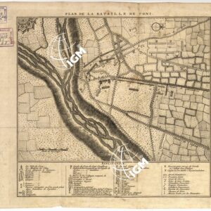 PLAN DE LA BATAILLE DE CONI