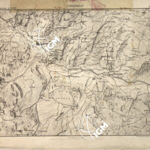 CARTA TOPOGRAFICA DEI FORTI DEL MONCENISIO, DI EXILLES E FENESTRELLE - Foglio 15 - Fenestrelle