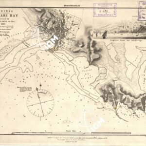 CAGLIARI BAY SURVEYED BY SMYTH. 1823.