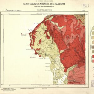 CARTA GEOLOGICO-MINERARIA DELL'INGLESIENTE. R. UFFICIO GEOLOGICO - Portoscuso
