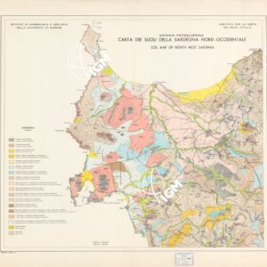 ANTONIO PIETRACAPRINA, CARTA DEI SUOLI DELLA SARGEGNA Nord-OCCIDENTALE SOIL MAP OF NORTH WEST SARDINIA.