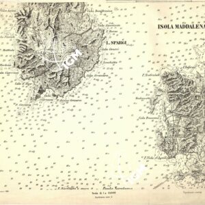 CARTA TOPOGRAFICA DELL'ARCIPELAGO DELLA MADDALENA... - Foglio 10