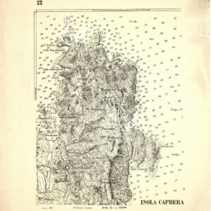 CARTA TOPOGRAFICA DELL'ARCIPELAGO DELLA MADDALENA... - Foglio 12