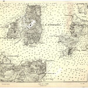 CARTA TOPOGRAFICA DELL'ARCIPELAGO DELLA MADDALENA... - Foglio 17