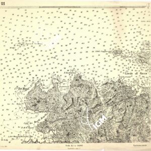 CARTA TOPOGRAFICA DELL'ARCIPELAGO DELLA MADDALENA... - Foglio 21