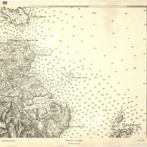 CARTA TOPOGRAFICA DELL'ARCIPELAGO DELLA MADDALENA... - Foglio 22