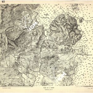 CARTA TOPOGRAFICA DELL'ARCIPELAGO DELLA MADDALENA... - Foglio 25