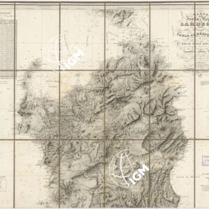 CARTA DELL'ISOLA E REGNO DI SARDEGNA - Foglio Nord