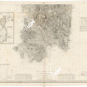 CARTA DELL'ISOLA E REGNO DI SARDEGNA - Foglio Sud