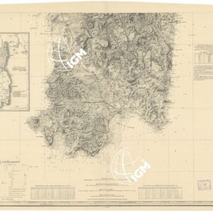 CARTA DELL'ISOLA E REGNO DI SARDEGNA - Foglio Sud