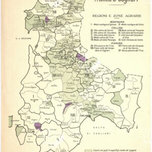 PROVINCIA DI CAGLIARI - REGIONI E ZONE AGRARIE