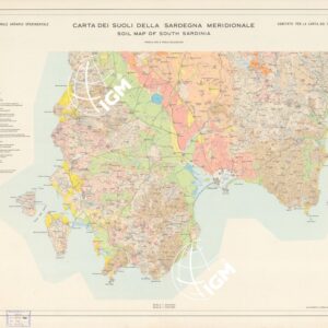 CARTA DEI SUOLI DELLA SARDEGNA MERIDIONALE SOIL MAP OF SOUTH SARDINIA