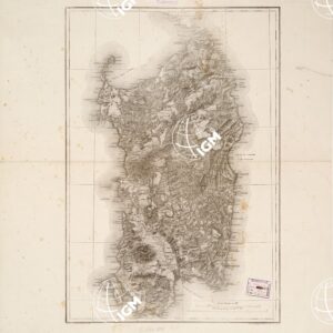 CARTA TOPOGRAFICA DELL'ISOLA DI SARDEGNA