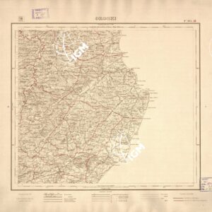 CARTA DELLE PROVINCIE DI CAGLIARI E SASSARI... - Foglio 195.12 - Orosei