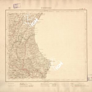 CARTA DELLE PROVINCIE DI CAGLIARI E SASSARI... - Foglio 208.16 - Dorgali