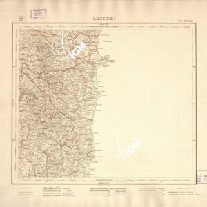 CARTA DELLE PROVINCIE DI CAGLIARI E SASSARI... - Foglio 219.20 - Lanusei
