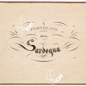 CARTA IDROGRAFICA DELLA SARDEGNA LEVATA DAL CAVALIERE GIUSEPPE ALBINI CAPITANO DI VASCELLO NELLA MARINA DI S.M. SARDA. Testo Scritto