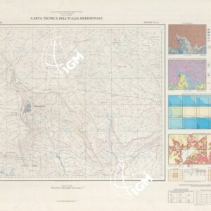 CARTA TECNICA DELL'ITALIA MERIDIONALE - INIZIO DEI RILIEVI SARDEGNA PER CONTO DELLA CASSA PER IL MEZZOGIORNO - Sezione 515-A3 - Aidomaggiore (Oristano)