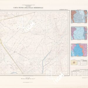 CARTA TECNICA DELL'ITALIA MERIDIONALE - INIZIO DEI RILIEVI SARDEGNA PER CONTO DELLA CASSA PER IL MEZZOGIORNO  - Elemento 539-C1-I - Casa Broccia (Oristano)
