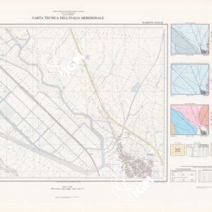 CARTA TECNICA DELL'ITALIA MERIDIONALE - INIZIO DEI RILIEVI SARDEGNA PER CONTO DELLA CASSA PER IL MEZZOGIORNO - Elemento 539-B1-III - Uras Nord (Oristano)