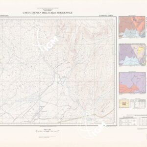 CARTA TECNICA DELL'ITALIA MERIDIONALE - INIZIO DEI RILIEVI SARDEGNA PER CONTO DELLA CASSA PER IL MEZZOGIORNO - Elemento 539-B1-II - Roccie su Colombariu (Oristano)