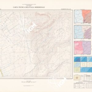 CARTA TECNICA DELL'ITALIA MERIDIONALE - INIZIO DEI RILIEVI SARDEGNA PER CONTO DELLA CASSA PER IL MEZZOGIORNO - Elemento 539-A1-III - Conca S'Ollastu (Oristano)