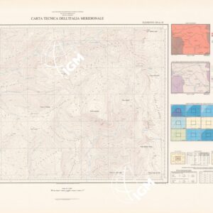 CARTA TECNICA DELL'ITALIA MERIDIONALE - INIZIO DEI RILIEVI SARDEGNA PER CONTO DELLA CASSA PER IL MEZZOGIORNO - Elemento 539-A1-II - Trebina Lada (Oristano)