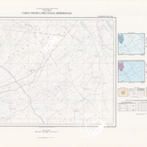 CARTA TECNICA DELL'ITALIA MERIDIONALE - INIZIO DEI RILIEVI SARDEGNA PER CONTO DELLA CASSA PER IL MEZZOGIORNO - Elemento 538-C4-III - Case Serra (Cagliari)
