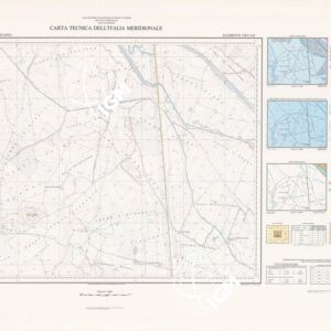 CARTA TECNICA DELL'ITALIA MERIDIONALE - INIZIO DEI RILIEVI SARDEGNA PER CONTO DELLA CASSA PER IL MEZZOGIORNO - Elemento 538-C4-II - Cuccuru Cenabara (Oristano)