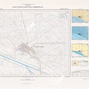 CARTA TECNICA DELL'ITALIA MERIDIONALE - INIZIO DEI RILIEVI SARDEGNA PER CONTO DELLA CASSA PER IL MEZZOGIORNO - Elemento 538-C4-I - S. Nicolò d'Arcidano (Oristano)