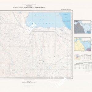 CARTA TECNICA DELL'ITALIA MERIDIONALE - INIZIO DEI RILIEVI SARDEGNA PER CONTO DELLA CASSA PER IL MEZZOGIORNO - Elemento 538-C3-IV - Case Boi (Cagliari)