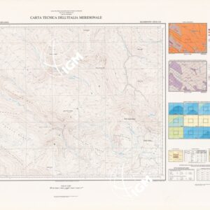 CARTA TECNICA DELL'ITALIA MERIDIONALE - INIZIO DEI RILIEVI SARDEGNA PER CONTO DELLA CASSA PER IL MEZZOGIORNO - Elemento 529-D1-II - Punta Pranu Staddas (Oristano)