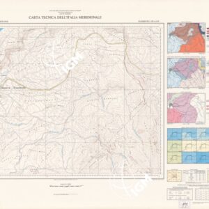 CARTA TECNICA DELL'ITALIA MERIDIONALE - INIZIO DEI RILIEVI SARDEGNA PER CONTO DELLA CASSA PER IL MEZZOGIORNO - Elemento 529-A2-IV - Villanova Truschedu (Oristano)