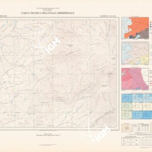 CARTA TECNICA DELL'ITALIA MERIDIONALE - INIZIO DEI RILIEVI SARDEGNA PER CONTO DELLA CASSA PER IL MEZZOGIORNO - Elemento 529-A2-III - Monte Conca De Mesu (Oristano)