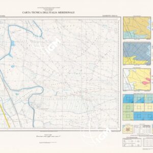CARTA TECNICA DELL'ITALIA MERIDIONALE - INIZIO DEI RILIEVI SARDEGNA PER CONTO DELLA CASSA PER IL MEZZOGIORNO - Elemento 528-D4-I - Cantoniera S. Anna (Oristano)
