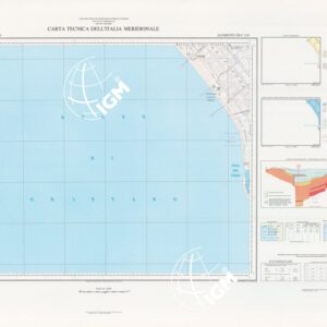 CARTA TECNICA DELL'ITALIA MERIDIONALE - INIZIO DEI RILIEVI SARDEGNA PER CONTO DELLA CASSA PER IL MEZZOGIORNO - Elemento 528-C3-IV - Foce del Tirso (Oristano)