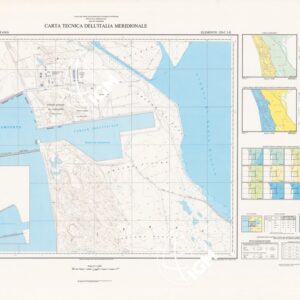CARTA TECNICA DELL'ITALIA MERIDIONALE - INIZIO DEI RILIEVI SARDEGNA PER CONTO DELLA CASSA PER IL MEZZOGIORNO - Elemento 528-C3-II - Porto Industriale (Oristano)