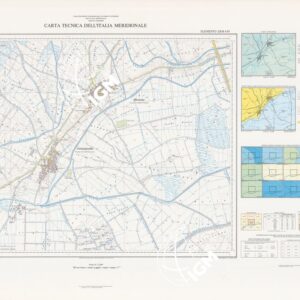 CARTA TECNICA DELL'ITALIA MERIDIONALE - INIZIO DEI RILIEVI SARDEGNA PER CONTO DELLA CASSA PER IL MEZZOGIORNO - Elemento 528-B4-IV - Massama (Oristano)