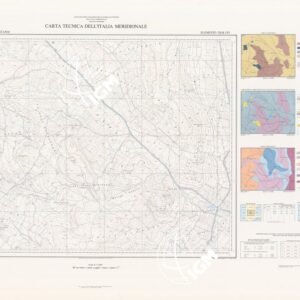 CARTA TECNICA DELL'ITALIA MERIDIONALE - INIZIO DEI RILIEVI SARDEGNA PER CONTO DELLA CASSA PER IL MEZZOGIORNO - Elemento 528-B2-IV - Nuraghe S'Argara (Oristano)