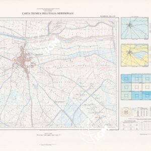 CARTA TECNICA DELL'ITALIA MERIDIONALE - INIZIO DEI RILIEVI SARDEGNA PER CONTO DELLA CASSA PER IL MEZZOGIORNO - Elemento 528-A4-IV - Zeddiani (Oristano)