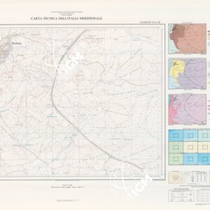 CARTA TECNICA DELL'ITALIA MERIDIONALE - INIZIO DEI RILIEVI SARDEGNA PER CONTO DELLA CASSA PER IL MEZZOGIORNO - Elemento 515-D1-III - Bauladu (Oristano)
