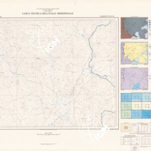 CARTA TECNICA DELL'ITALIA MERIDIONALE - INIZIO DEI RILIEVI SARDEGNA PER CONTO DELLA CASSA PER IL MEZZOGIORNO - Elemento 515-D1-II - Monte Canitzu (Oristano)