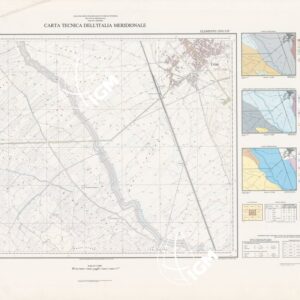 CARTA TECNICA DELL'ITALIA MERIDIONALE - INIZIO DEI RILIEVI SARDEGNA PER CONTO DELLA CASSA PER IL MEZZOGIORNO - Elemento 539-C1-IV - Uras Sud (Oristano)