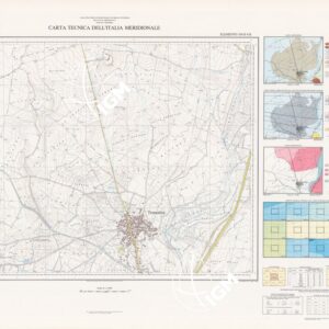 CARTA TECNICA DELL'ITALIA MERIDIONALE - INIZIO DEI RILIEVI SARDEGNA PER CONTO DELLA CASSA PER IL MEZZOGIORNO - Elemento 514-D4-II - Tramatza (Oristano)
