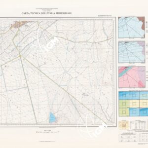 CARTA TECNICA DELL'ITALIA MERIDIONALE - INIZIO DEI RILIEVI SARDEGNA PER CONTO DELLA CASSA PER IL MEZZOGIORNO - Elemento 514-D4-I - Milis Sud (Oristano)