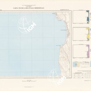 CARTA TECNICA DELL'ITALIA MERIDIONALE - INIZIO DEI RILIEVI SARDEGNA PER CONTO DELLA CASSA PER IL MEZZOGIORNO - Elemento 514-D1-II - Punta S'Archittu (Oristano)