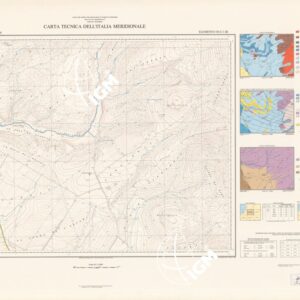 CARTA TECNICA DELL'ITALIA MERIDIONALE - INIZIO DEI RILIEVI SARDEGNA PER CONTO DELLA CASSA PER IL MEZZOGIORNO - Elemento 514-C3-III - Monte Cavala (Oristano)